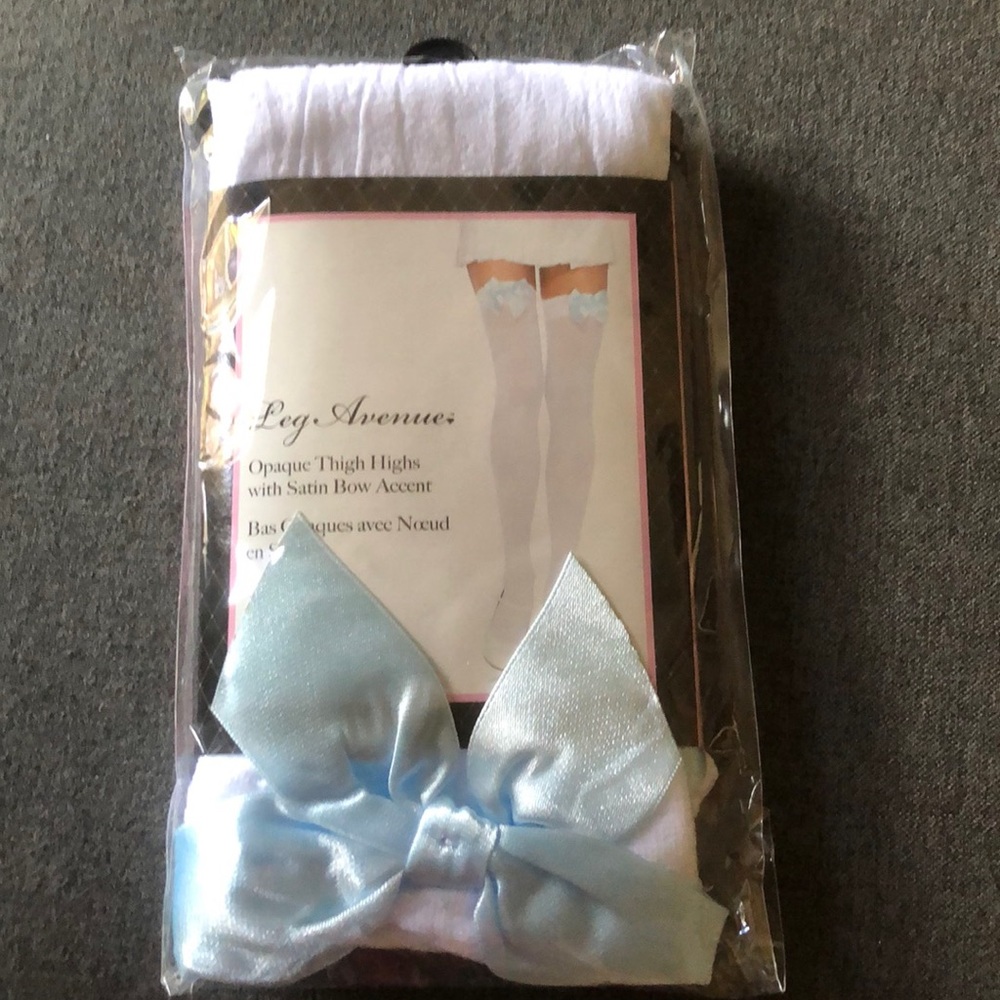 Thigh Highs w/ Satin Bow